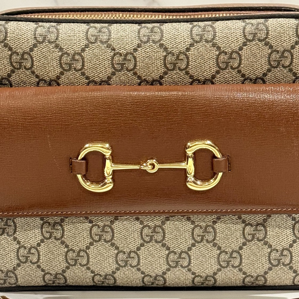 Gucci Horsebit GG Supreme 1955 Crossbody/Shoulder Bag - Picture 3 of 15